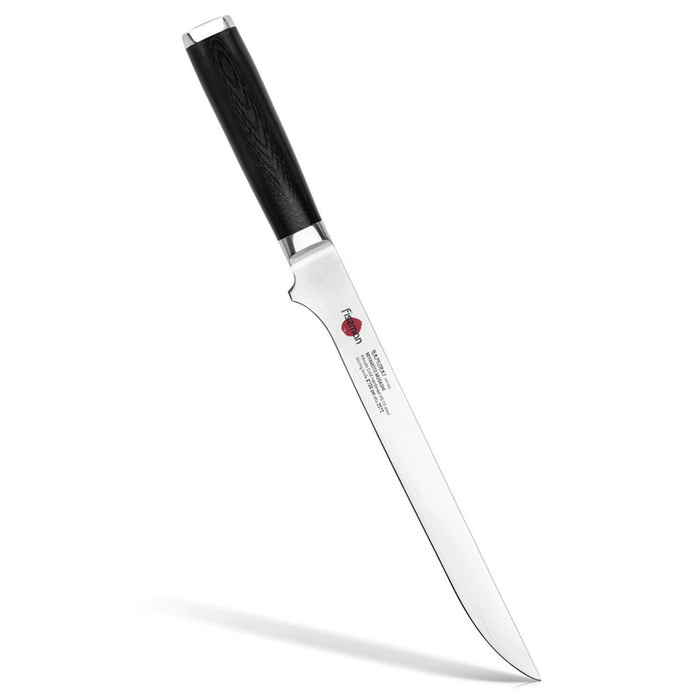 8" Slicing Knife Samurai Musashi 20cm (Steel DAMASCUS)