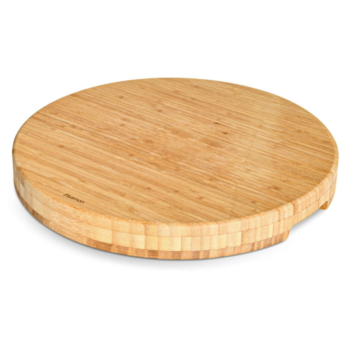 Bamboo Cutting Board Round - 43x43x5cm Fissman
