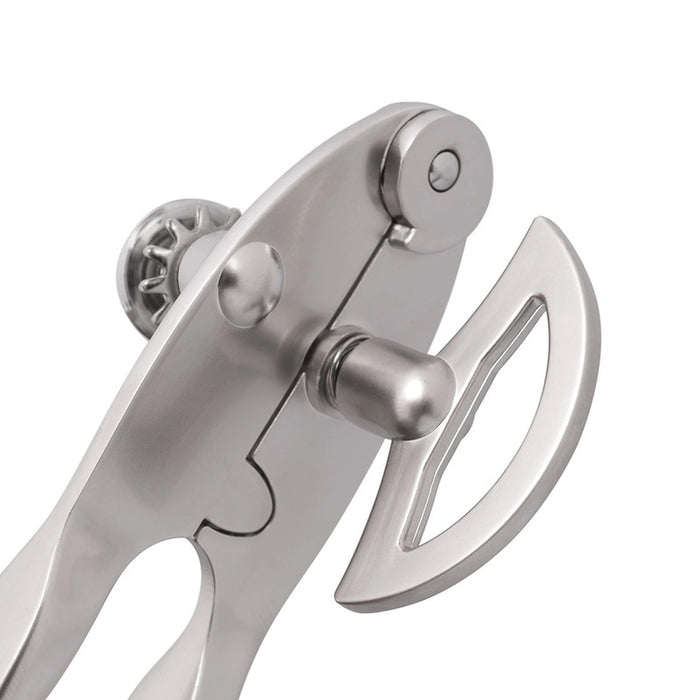 Fissman Can Opener 17cm, Zinc Alloy Heavy Duty Stainless Steel Can Opener | Anti-Rust Sharp Can Opener | Handheld Sleek Handle