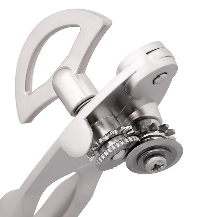 Fissman Can Opener 17cm, Zinc Alloy Heavy Duty Stainless Steel Can Opener | Anti-Rust Sharp Can Opener | Handheld Sleek Handle