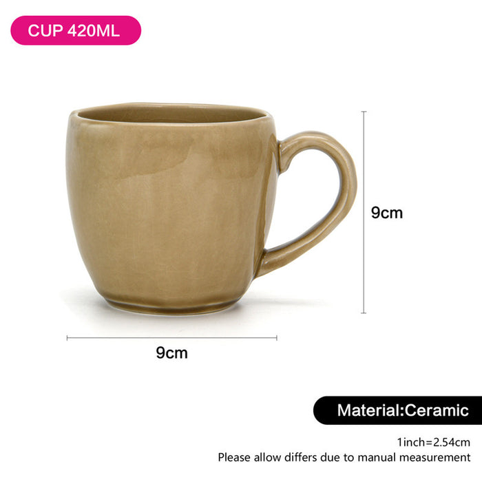 Fissman Ceramic Cup Brown 420ml