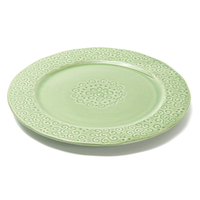 Ceramic Green Crackle (21cm) Fissman