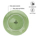 Ceramic Green Crackle (21cm) Fissman