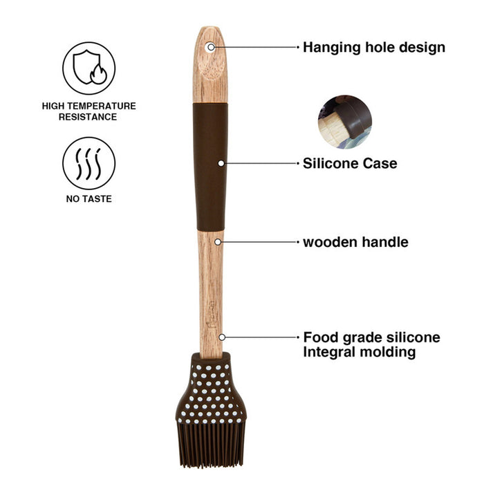Fissman Chefs Tools Silicone Brush With Handle 30.5cm