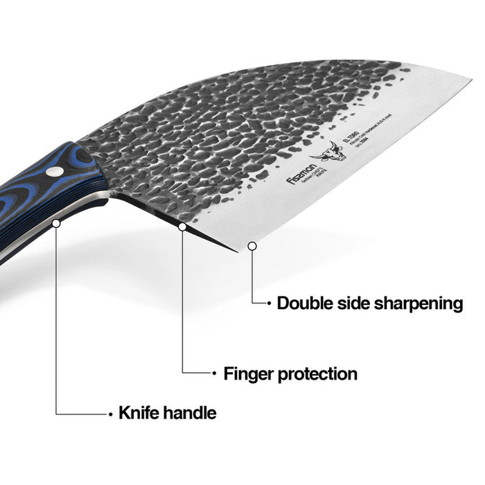 Cleaver Knife 7'' Japanese Knife with Sheath