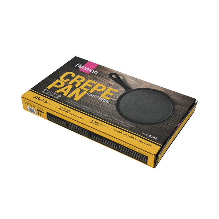 Fissman Crepe Pan 20cm Cast Iron