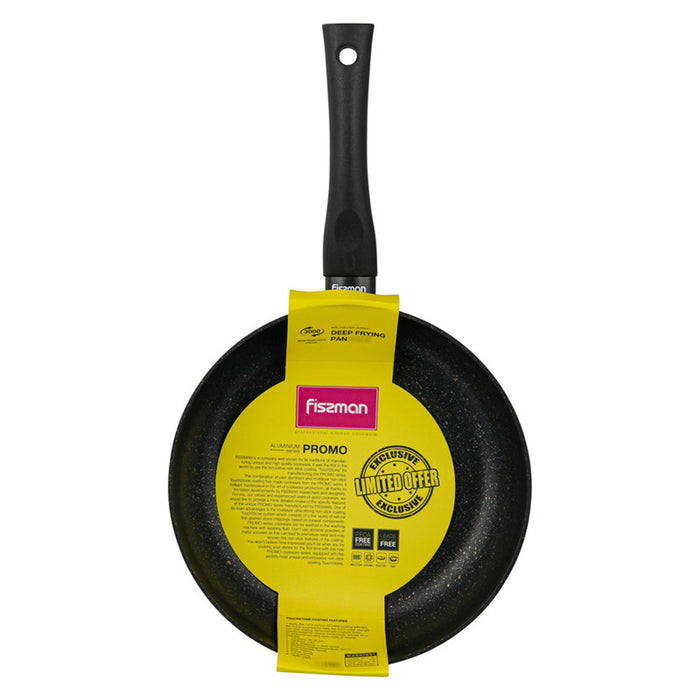 Fissman Deep Frying Pan 26cm Promo Series With Induction Bottom (Aluminium With Non-Stick Coating)