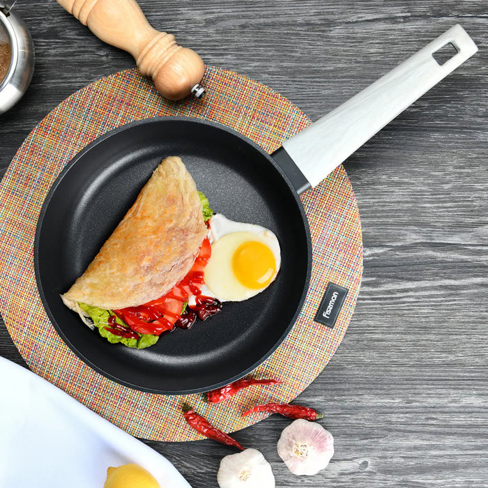 Fissman Deep Frying Pan 28cm Mira Series Aluminum And Non Stick Coating with Induction Bottom