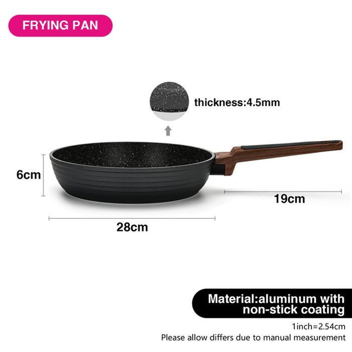 Fissman Frying Pan 28cm Diamond Series with Aliuminum and Non- Stick Coating and Induction Bottom