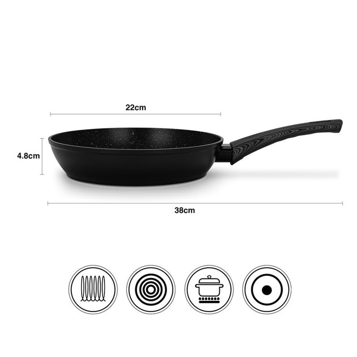 Fissman Frying Pan Angela 22x4.8cm (Aluminium With Non-Stick Coating)