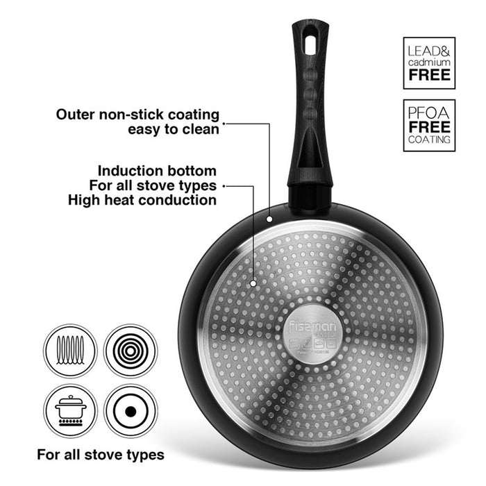 Fissman Frying Pan Angela 24x5cm (Aluminium With Non-Stick Coating)