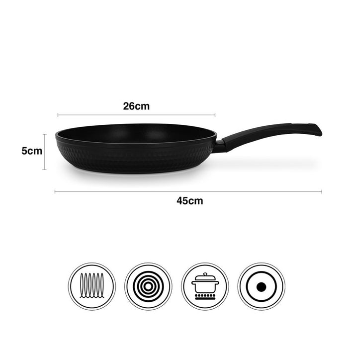 Fissman Frying Pan Favorite 26cm with Aluminum and Non- Stick Coating