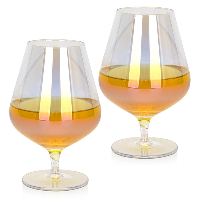 Fissman Glass Set Cognac Glass 500ml Drinkware, Glass for Drinking Bourbon, Whisky, Scotch, Cocktails, Cognac- Old Fashioned Cocktail Tumblers