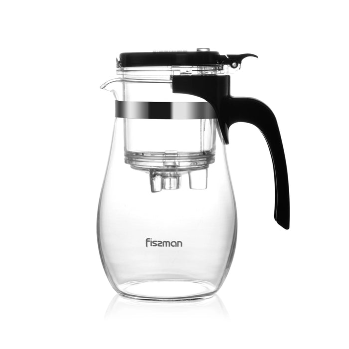 Fissman Glass Tea Pot with Filter 900 ml, Gunfu Series