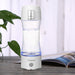Hydrogen Water Bottle Generator 320ml Rechargeable With USB Ionizer Hydrogen Shaker, Rapidly Generate 1000-1200ppb Health Drinkware & Water Cup For Home & Travel Use (WHITE) Fissman