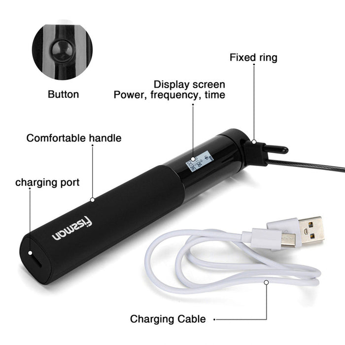 Jumping Rope for Fitness,Smart Skipping Rope Fissman