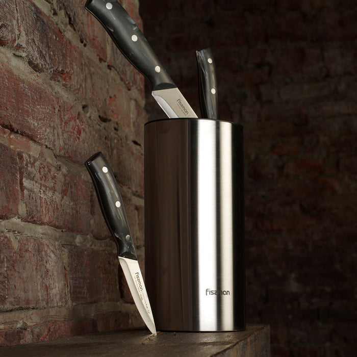 Fissman Kitchen Knife Organizer 11x11x22 cm (Stainless Steel)