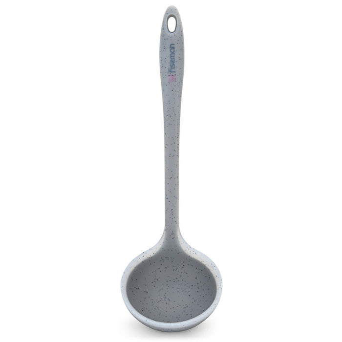 Fissman Ladle Mauris Grey 32cm, Non-Stick Heat Resistant Seamless Kitchen Ladle