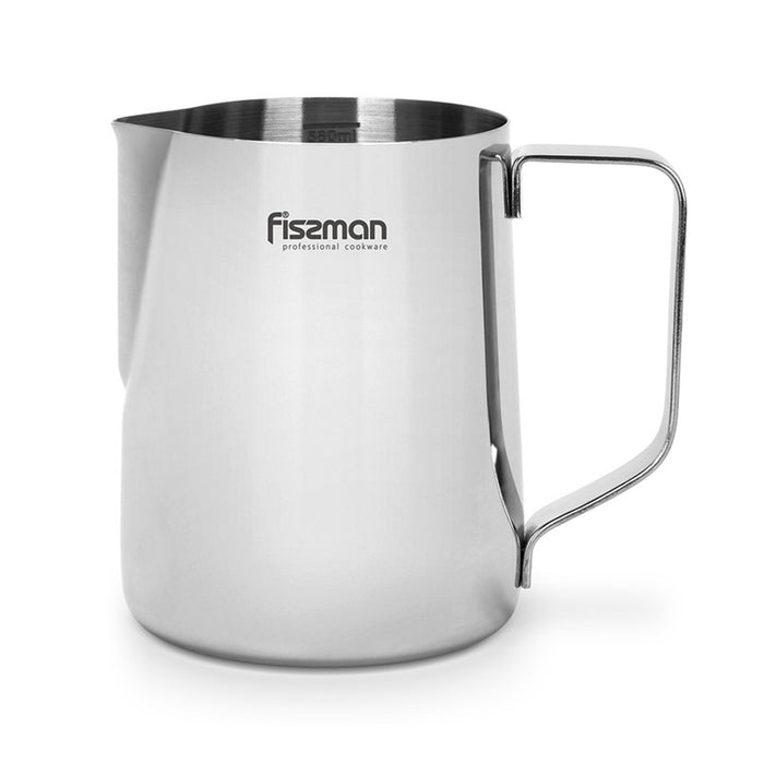 Fissman Milk Frothing Pitcher 600ml Stainless Steel
