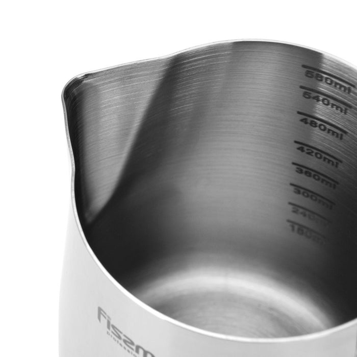 Fissman Milk Frothing Pitcher 600ml Stainless Steel