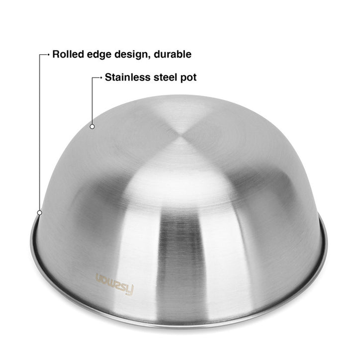 Fissman Mixing Bowl 22cm/1.8LTR Stainless Steel