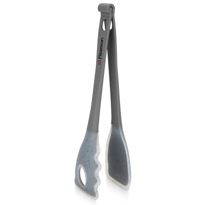 Fissman Multi-Purpose Tongs Mauris Grey 28cm (Nylon + Silicone
