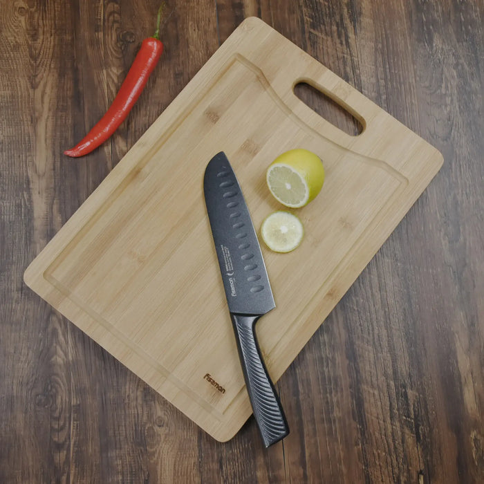 Fissman Multi-Purpose Cutting Board Brown 33x23x1.4cm