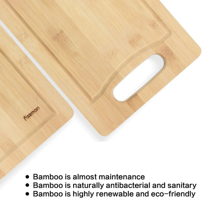 Fissman Multi-Purpose Cutting Board Brown 33x23x1.4cm