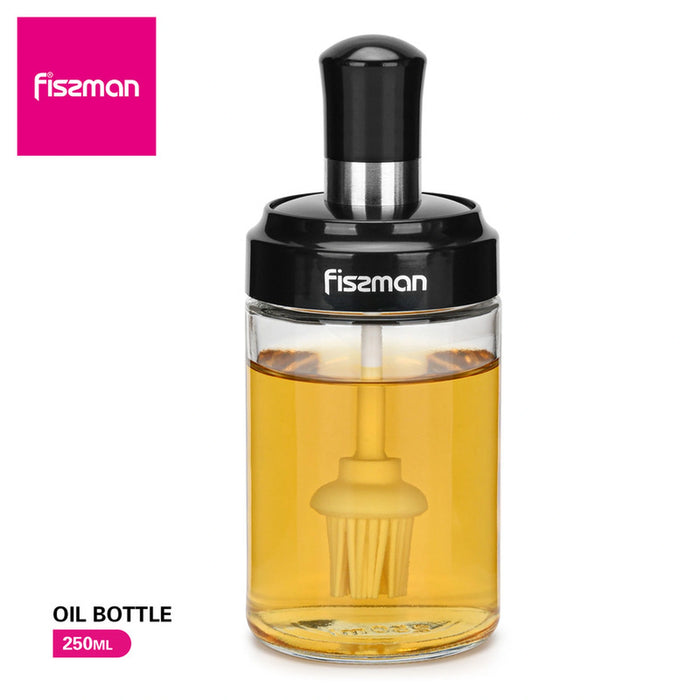 Fissman Oil Despenser Bottle 250mL with Silicone Basting Brush
