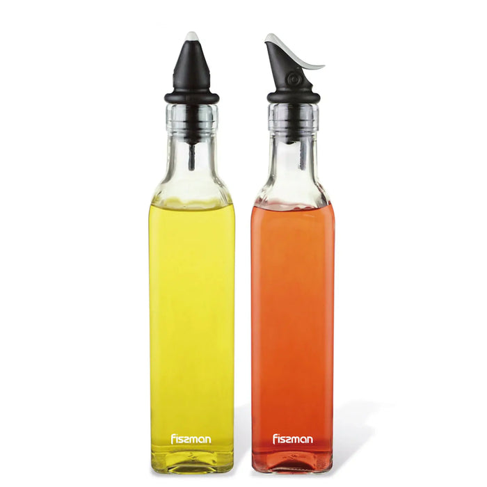 Fissman Oil & Vinegar Bottle Set 2_250ml Glass