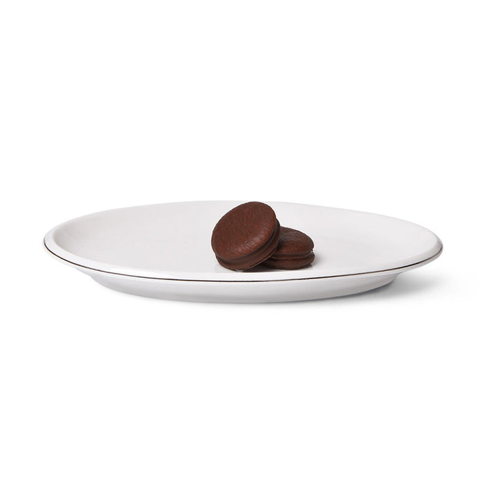 Oval Serving Plate 35cm Aleksa Series Porcelain