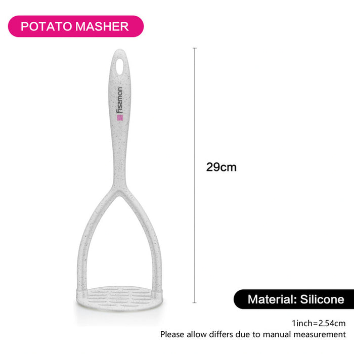 Fissman Potato Masher 29cm BIANCA Series with Nylon And Silicone