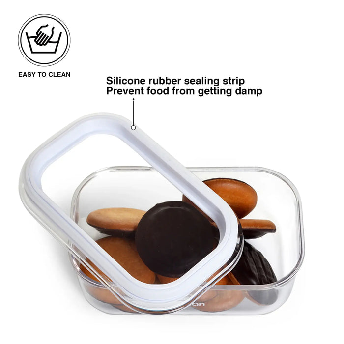 Fissman Rectangular Food Storage Container 15cm/470ml(Plastic)