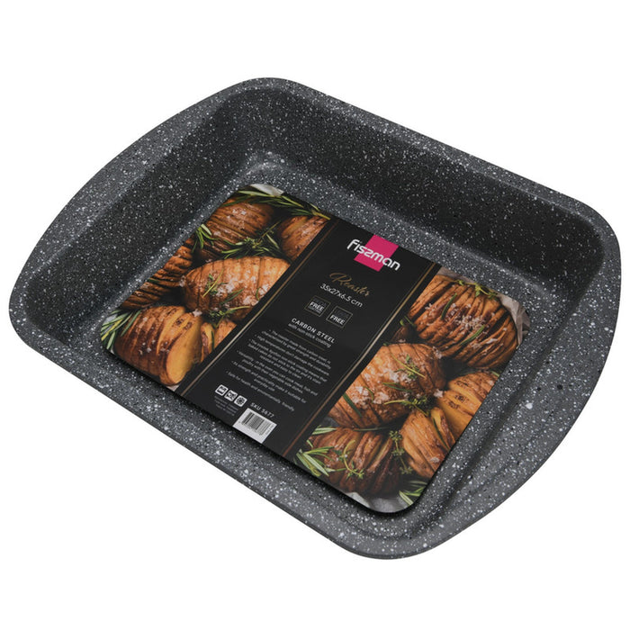 Rectangular Roaster Pan 35x27cm Carbon Steel Fissman