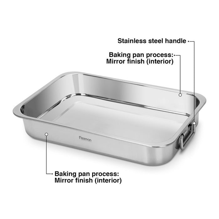 Fissman Roaster 36cm Stainless Steel