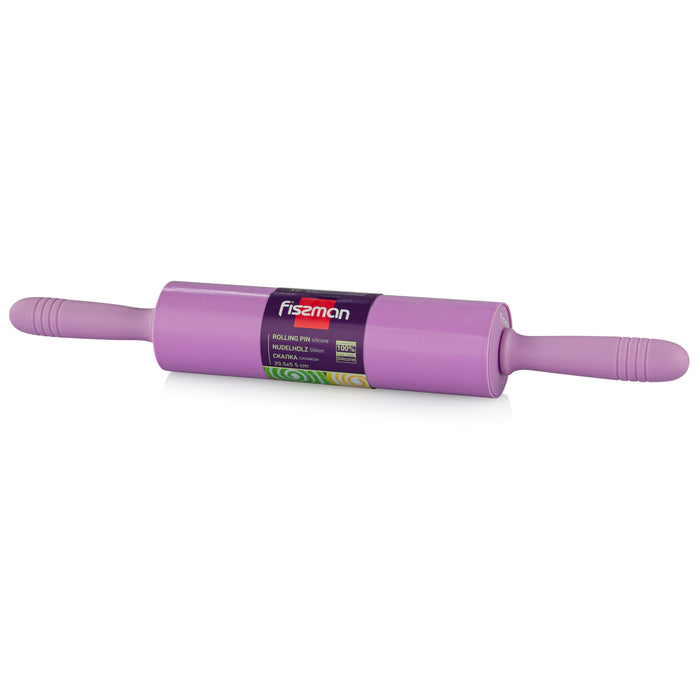 Rolling Pin 39cm Silicone Aquamarine Mint Green