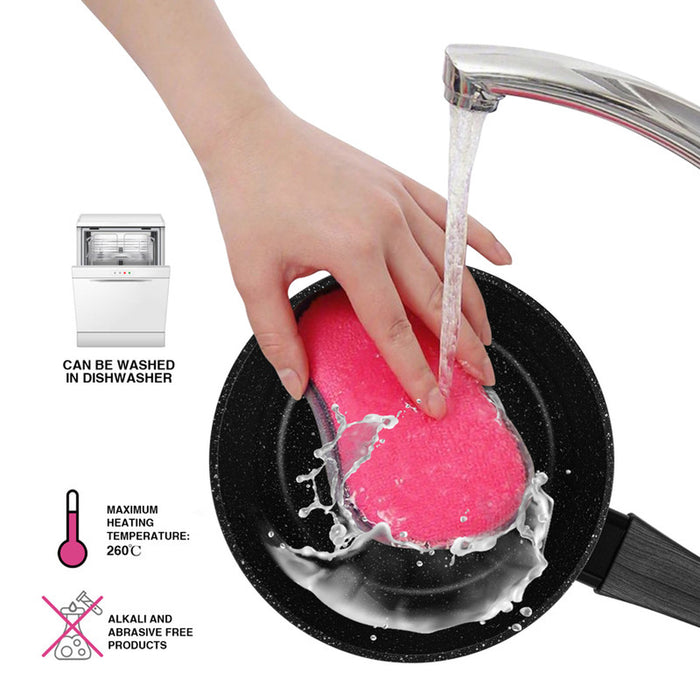 Fissman Sauce Pan Angela 16x8cm/1.39 Ltr With Glass Lid (Aluminium With Non-Stick Coating)