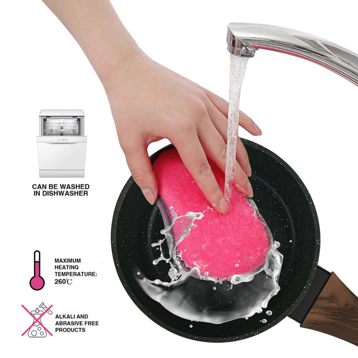 Fissman Sauce Pan Cuisine 16x7.5cm/1.3 Ltr With Glass Lid (Aluminium With Non-Stick Coating)