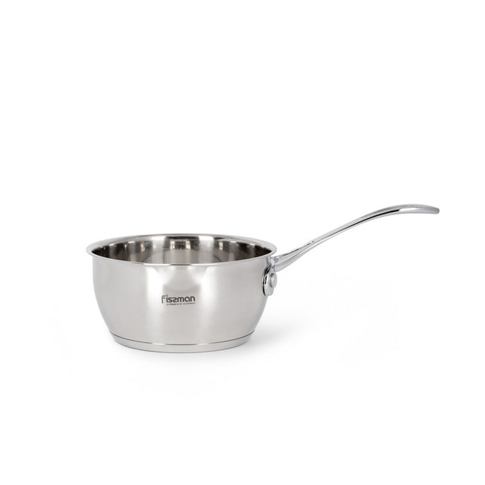 Fissman Saucepan 1000mL with Measuring Mark, Stainless Steel Saucepan 14cm Felice Series