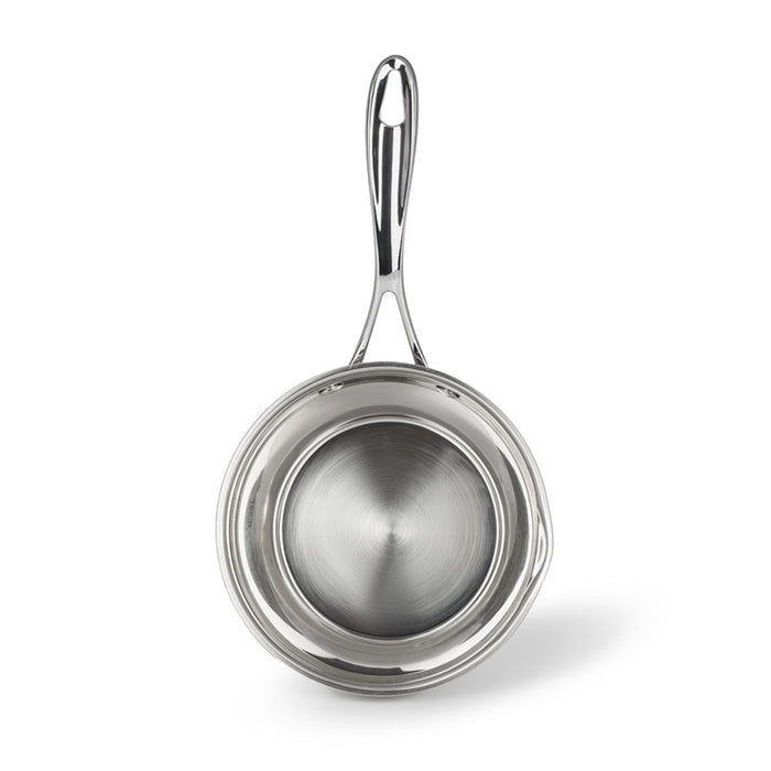 Fissman Saucepan 1000mL with Measuring Mark, Stainless Steel Saucepan 14cm Felice Series