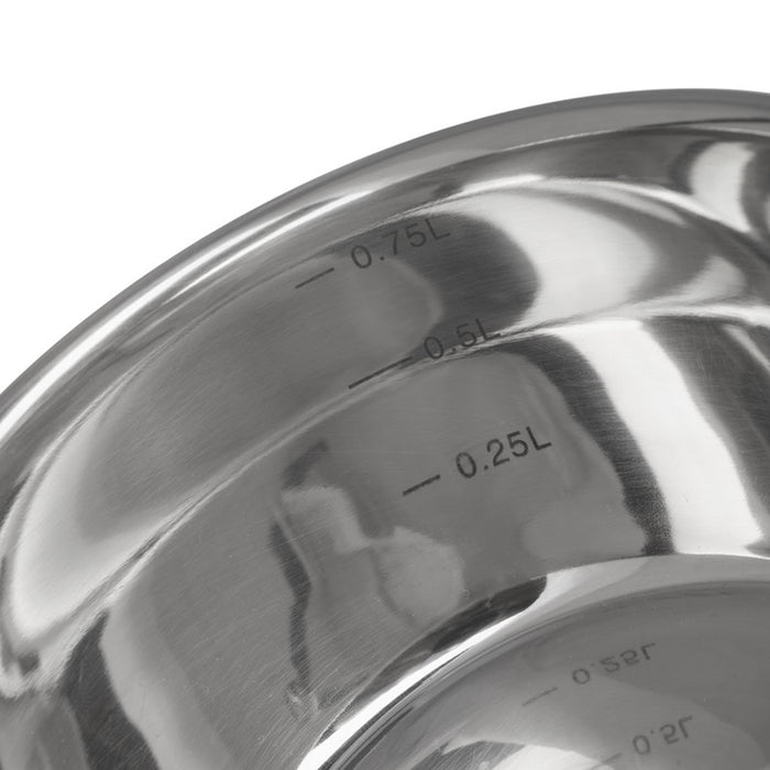 Fissman Saucepan 1000mL with Measuring Mark, Stainless Steel Saucepan 14cm Felice Series