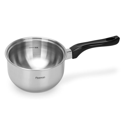 Saucepan 16cm/0.95LTR Double Wall Bain-Marie Without Lid Stainless Steel Fissman