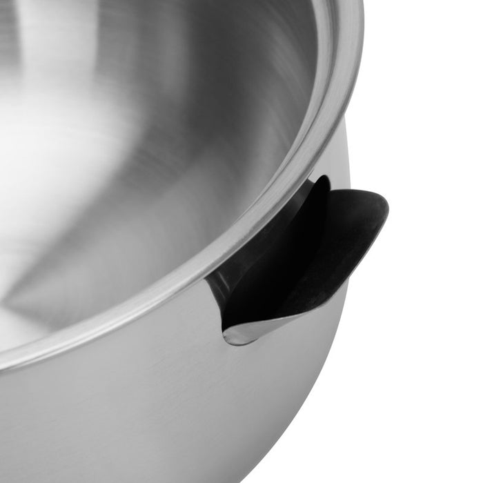 Fissman Saucepan 16cm/0.95LTR Double Wall Bain-Marie Without Lid Stainless Steel