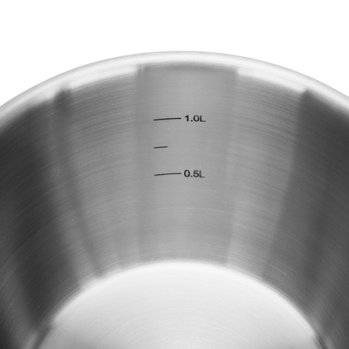 Fissman Saucepan Felice 16cm/1.7LTR Without Lid Stainless Steel