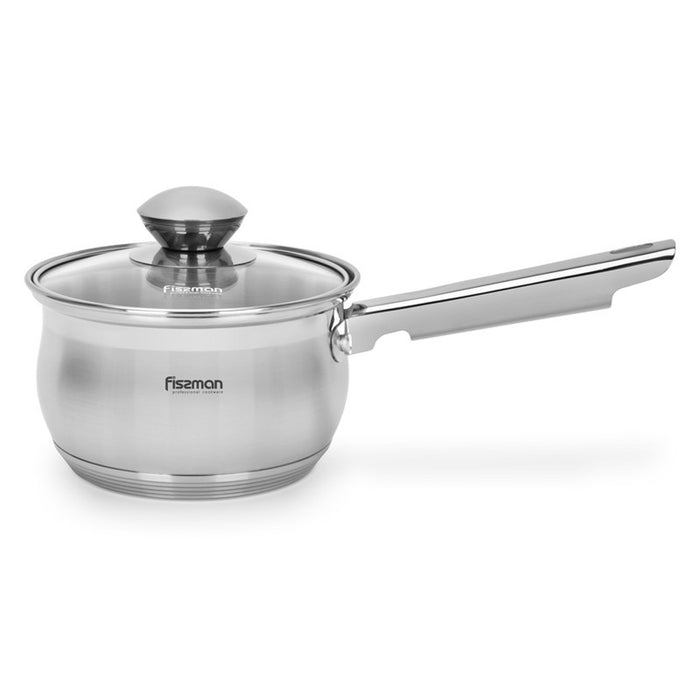 Fissman Saucepan Felina 14cm/1.1LTR With Lid Stainless Steel