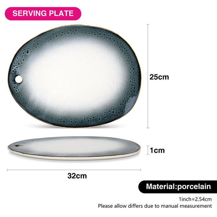 Fissman Serving Plate GALACTICA 32cm Porcelain