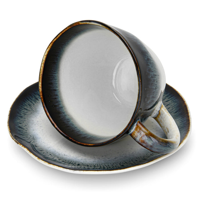 Fissman Set of 2 Cups GALACTICA 230 ml With Saucers Porcelain