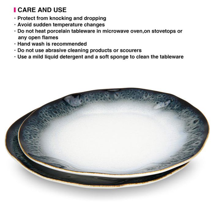 Fissman Set of 2 Plates GALACTICA 26cm Porcelain