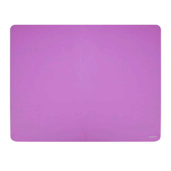 Silicone Baking/Kneading Mat 50x40cm, For Bake, Bread Dough, Pie Crust Mat, with Durable And Strong Material (Purple) Fissman