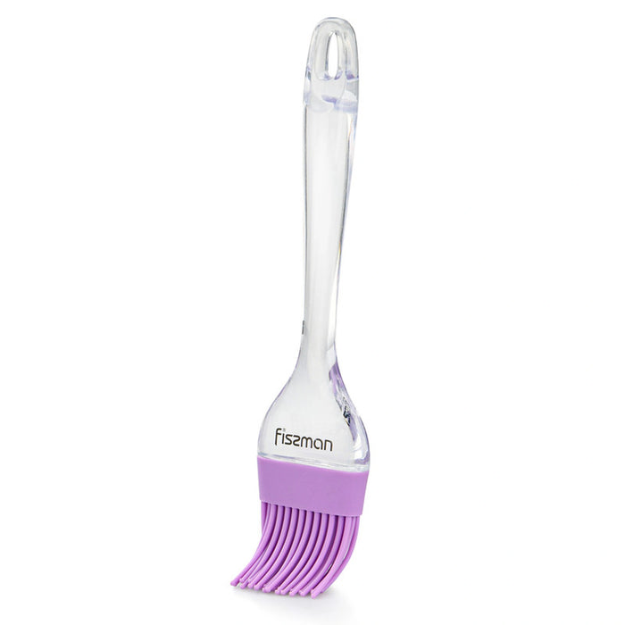 Silicone Marinating Kitchen Brush with Transparent Handle 22cm,Purple Fissman
